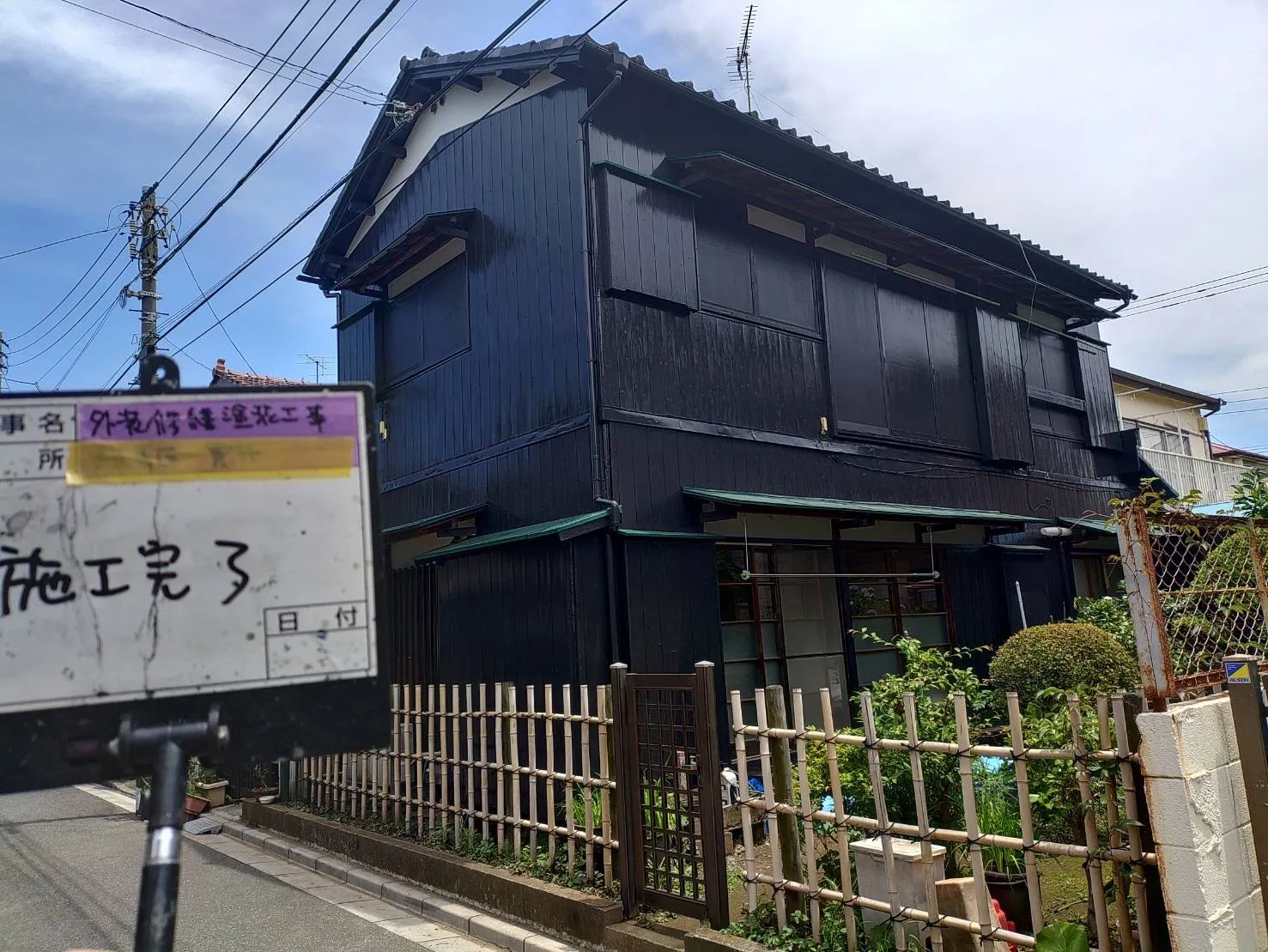 市川市八幡　外壁塗装　一戸建て
